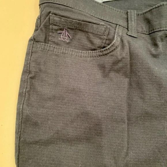 Original Penguin Pants Adult 32X29 Navy Blue Stretch Formal Chino Mens - Picture 7 of 12